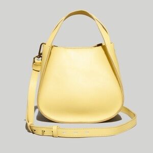 MADEWELL Sydney Leather Crossbody Bag in Dandelion Yellow